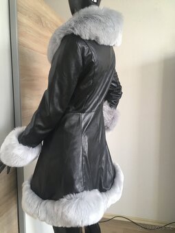 Koženková bunda, kabát - 4