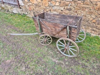 Trakař, žebřiňák, vozi na seno - 4