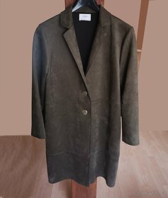 Dámský velurový kabát - 4