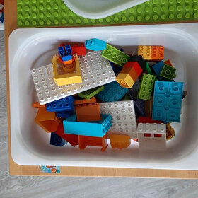 Lego duplo plus stůl z masivu a lego duplo hrací deska - 4