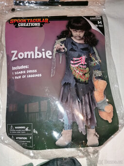 dívčí kostým Zombie vel.128-140 - 4