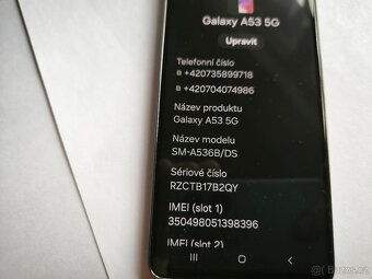 Prodam Samsung Galaxy A53 5G Black - 4