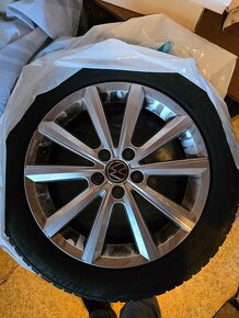 Zimní Kola originál VW Merano 5x100 6J ET 45 185/60 r16 - 4