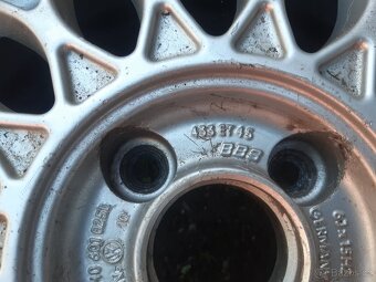 Alu kola BBS, 15" rozteč 4x100 Škoda, VW, OPEL Seat, Honda - 4