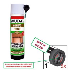 SOUDAL Dvousložková kotvicí pěna 400ml - 4