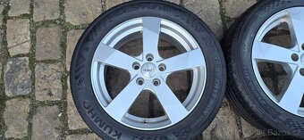 Disky Dezent 17", rozteč 5x114,3, 215/55/17 pošlu - 4