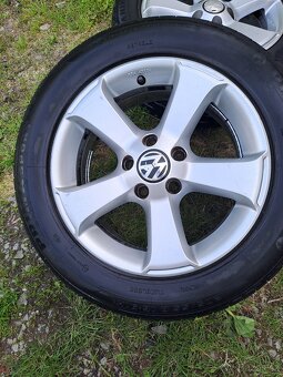 Alu kola 5x112 originál VW 205/55 R16 - 4