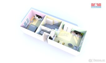Prodej bytu 2+kk, 43 m², Děčín - Rozbělesy, ul. Závodní - 4