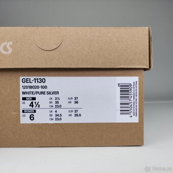 ASICS Gel-1130 White Pure Silver 37, 38, 39, 40, 42 - 4