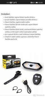Blinkry na elektrokoloběžku - bezdrátové nové - 4