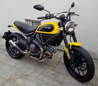 AKCE  Ducati Scrambler 800 Icon, 2016, moc pěkná, po servisu - 4