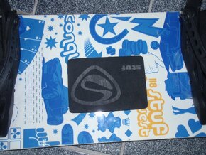 PĚKNÝ SNOWBOARD STUF CONQUEST 118 CM+VÁZÁNÍ STUF - 4