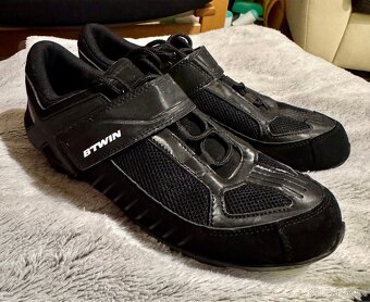 Pedály na kolo SPD + tretry - 4