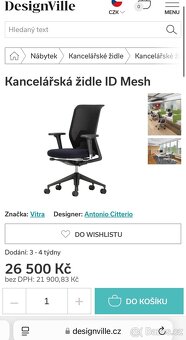 kancelářská židle Vitra ID Mesh - 2 ks - 4