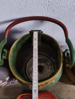 Malované konve, dřeváky - 4