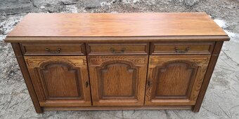 Rustikální masivní komoda - 4