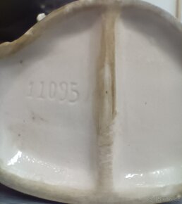 Starožitná soška porcelán 13 cm. - 4