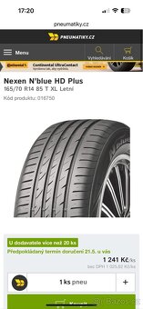 Letni sada 165/70 R14 - 4