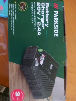 Aku baterie 2Ah, nabíječka Parkside, Smart dětské hodinky v. - 4
