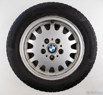BMW 3 E36 - Originání 15" alu kola - Zimní pneu - 4