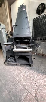 Zahradní krb pod pergolu s udírnou - 4