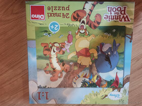 Puzzle krteček, minnie, frozen, medvídek pú - 4