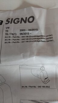 VW T5 podélné střešní nosiče, tašky do zadních oken - 4