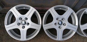 Alu kola Fabia 1 , 5x100 14" - TOP STAV jako nové - 4