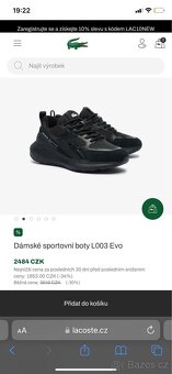 Dámské sportovní boty LACOSTE - 4