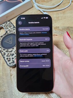 Apple iPhone 16 Pro 256 GB pouštní titan TOP STAV - 4