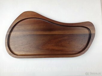 Dřevěný podnos mahagon. - 4