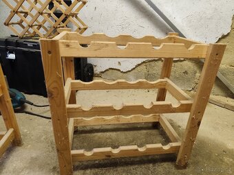 Vinotéka dřevěná 3x - 4