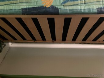 Manželská postel 165x200 úložný prostor - 4