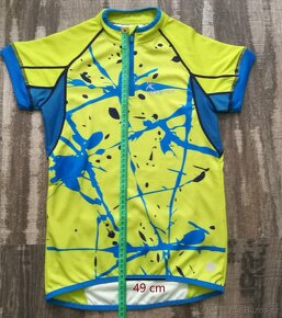 Dětský cyklistický dres Klimatex s krátkým rukávem vel. 146 - 4