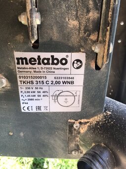 Stolní pila Metabo - 4