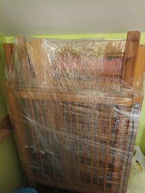 Postýlka dřevěná komplet + velké množství doplňků - 4