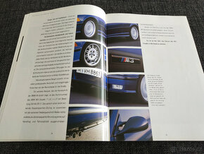 Prospekt BMW M3 E36, BMW M5 E34, 1993, 46 stran, německy - 4