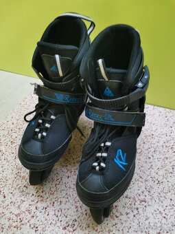 dětské inline brusle K2 nastavitelná vel. 35-40 - 4