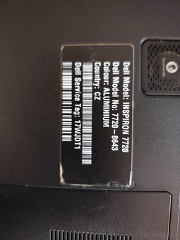 Notebook DELL Inspiron 7720 - 4