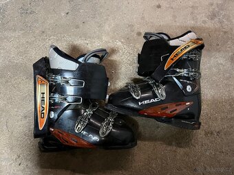 Lyže Salomon W12 Crossmax, lyžáky HEAD Edge+ GMX, hole - 4
