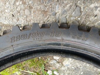 motopneu drapak 110/90 R19, dobry stav - 4
