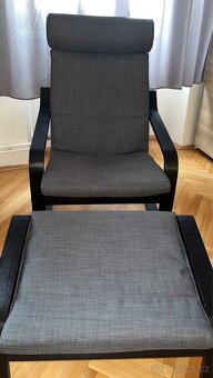 Křeslo s podnožkou Pöang Ikea - 4