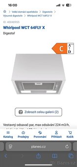 Whirlpool digestoř - 4