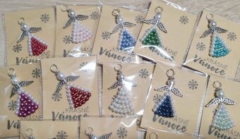 Andělíček z perliček krásné vánoce - 4