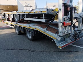 Přívěs na kompresor, vrtná souprava, harvestor, bagr, - 4