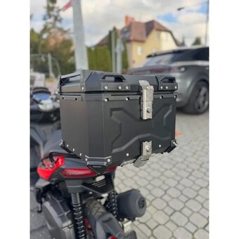 Kufr hliníkový TopCase 45L X-design černý + plotna - 4