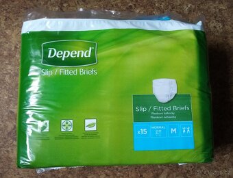 Depend Slip Normal, inkontinenční kalhotky vel. M, unisex - 4
