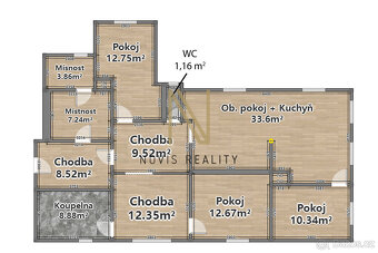 Pronájem, rodinný dům, 120 m², Líšina, okr. Plzeň-jih - 4