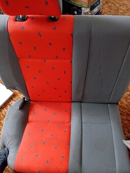 Červené sportline sedačky - 4