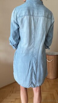 Riflové Šaty, kosile H&M - 4